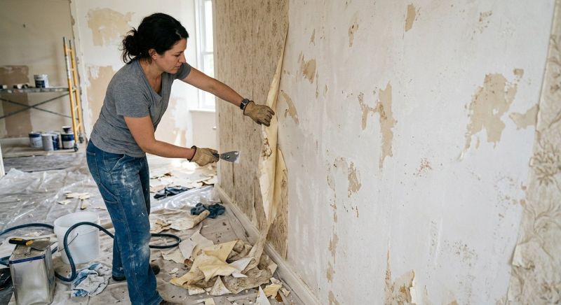 Wallpaper Removal Service project example