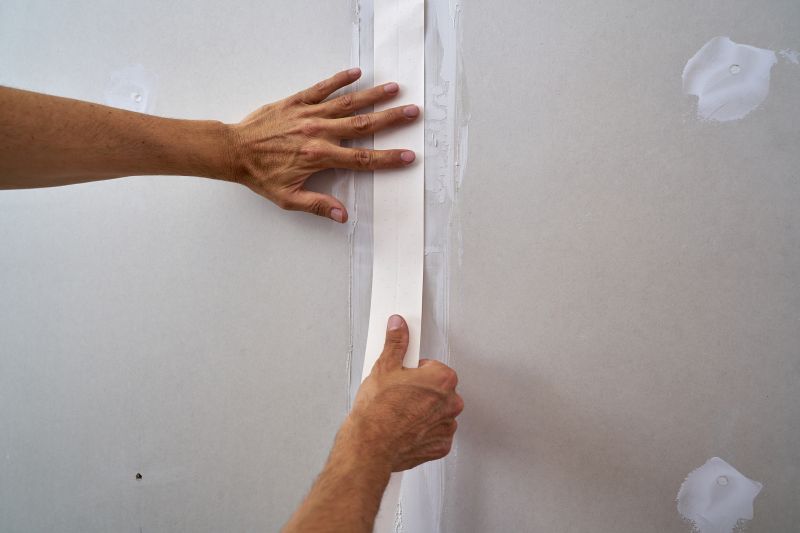 Applying Adhesive to Wall